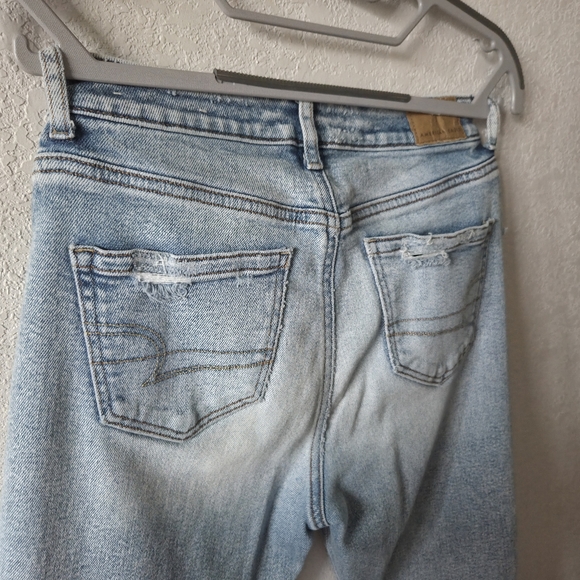 American Eagle Outfitters Light Blue Skinny Jeans - Picture 5 of 7